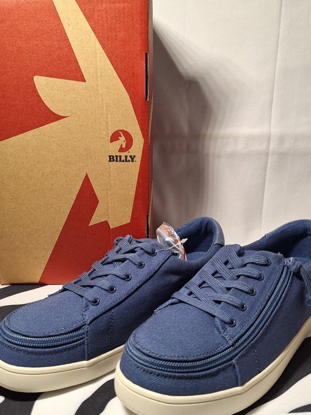NWT BILLY Shoes Canvas Sneakers Beach Blue Women's 8.5 Wide